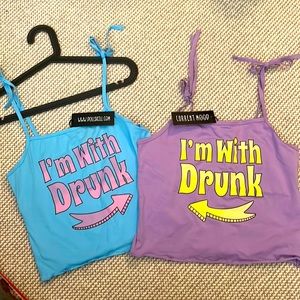 Matching Bestie Crop Top Tanks